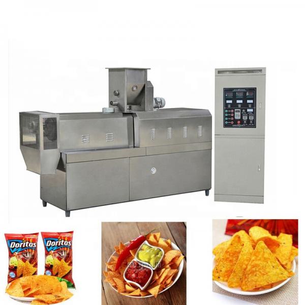 Continuous Fryer Tortilla Corn Chips Processing Line Making Machine